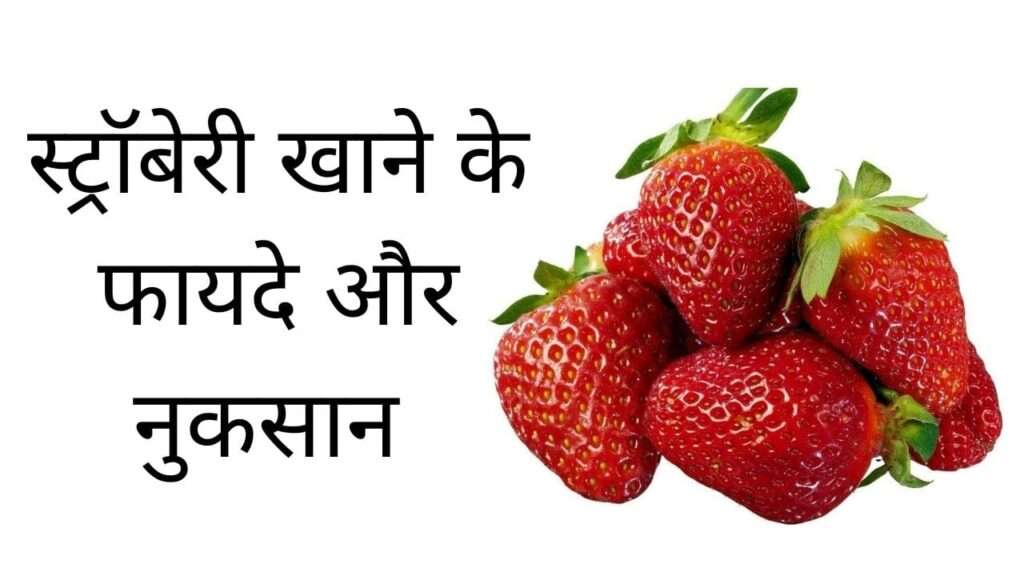 स्ट्रॉबेरी खाने के फायदे और नुकसान | Strawberry khane ke fayde aur nuksan hindi mei
