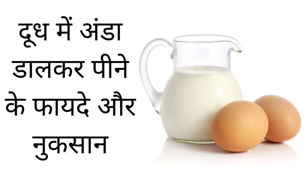 दूध में अंडा डालकर पीने के फायदे और नुकसान | Doodh mein anda daalkar peene ke fayde aur nuksan hindi mei